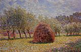 Famous Giverny Paintings - Haystacks at Giverny 3